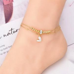 Gold-Plating Anklets - KJ4311-SXSJ