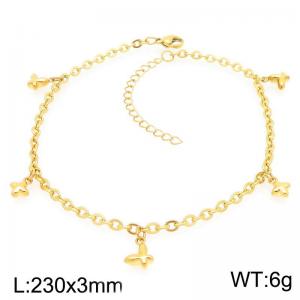 Fashion Stainless Steel O-chain Bracelet Gold Silver Color - KJ4324-Z