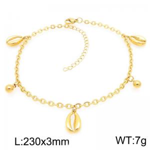 Fashion Crab Claw Pendant Stainless Steel O-chain Bracelet Gold Silver Color - KJ4326-Z