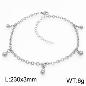 Fashion Calabash Stainless Steel O-chain Bracelet Gold Silver Color - KJ4347-Z