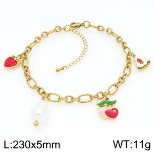 Gold-Plating Anklets - KJ4363-Z