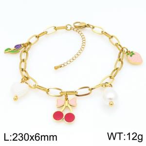 Gold-Plating Anklets - KJ4365-Z