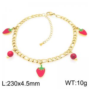 Gold-Plating Anklets - KJ4366-Z