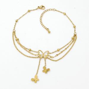 Gold-Plating Anklets - KJ4563-HM