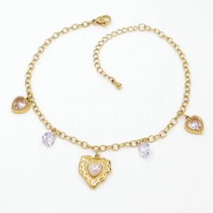 Gold-Plating Anklets - KJ4571-HM
