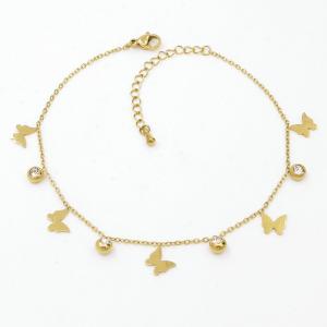 Gold-Plating Anklets - KJ4574-HM