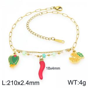 Gold-Plating Anklets - KJ4646-ZLA