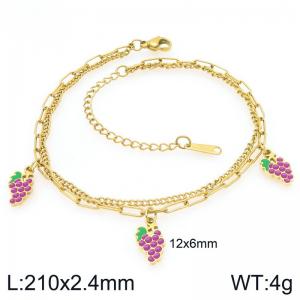 Gold-Plating Anklets - KJ4671-ZLA