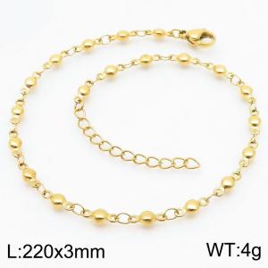 Stainless steel ankle chain - KJ4688-GC