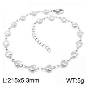 Stainless steel ankle chain - KJ4689-GC