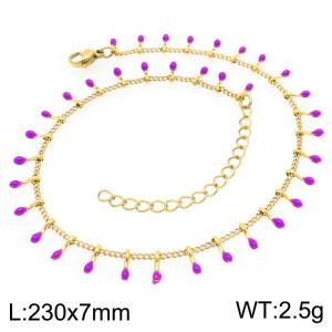 Gold-Plating Anklets - KJ4717-Z