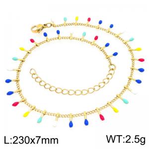 Gold-Plating Anklets - KJ4718-Z