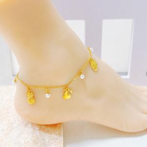 Gold-Plating Anklets - KJ4787-SXSJ