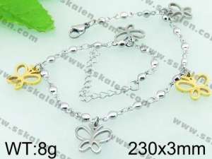 Stainless Steel Anklet  - KJ489-Z