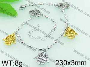 Stainless Steel Anklet  - KJ493-Z