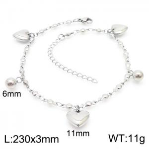 Stainless Steel Anklet - KJ499-Z