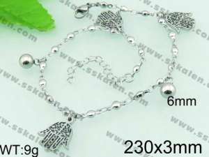 Stainless Steel Anklet  - KJ505-Z