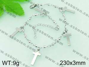 Stainless Steel Anklet  - KJ506-Z