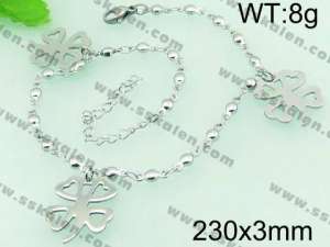 Stainless Steel Anklet  - KJ513-Z