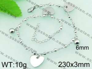 Stainless Steel Anklet  - KJ517-Z