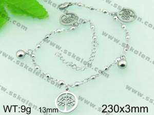 Stainless Steel Anklet  - KJ520-Z