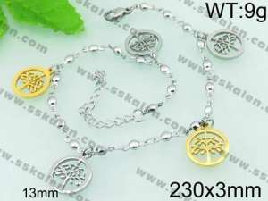  Stainless Steel Anklet  - KJ521-Z