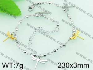 Stainless Steel Anklet  - KJ526-Z