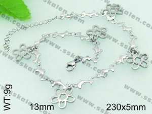 Stainless Steel Anklet  - KJ527-Z