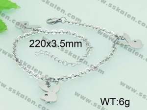 Stainless Steel Anklet - KJ624-Z