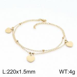 Stainless Steel Anklet - KJ6973-HDJ