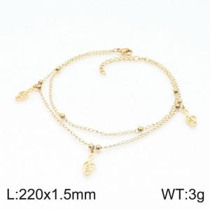 Stainless Steel Anklet - KJ6980-HDJ