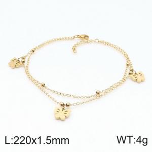 Stainless Steel Anklet - KJ6991-HDJ