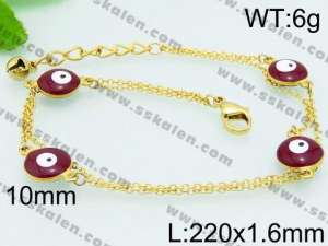 Stainless Steel Anklet - KJ957-YJ