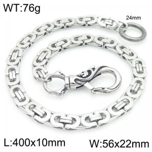 Stainless steel skull casting buckle 10mm flat emperor chain pants chain - KK061-Z