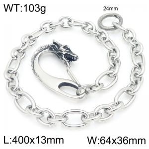 Stainless steel faucet cast buckle paired with 3:1 O-chain pants chain - KK117-Z