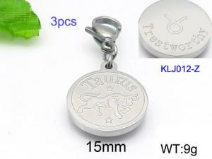 Stainless Steel Charms with Lobster - KLJ012-Z