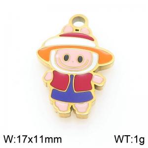 Stainless Steel Charms - KLJ10468-ZLA