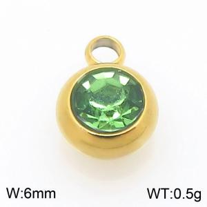 Stainless Steel Charms - KLJ11139-ZWGYL