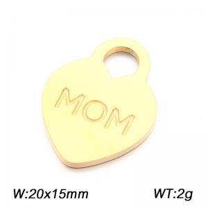 Stainless Steel Charms - KLJ11554-Z