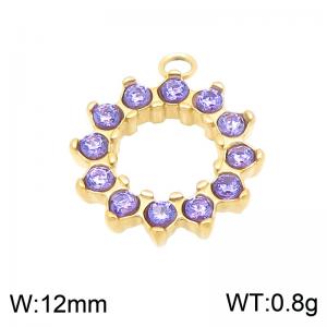 Stainless Steel Charms - KLJ11806-ZLA