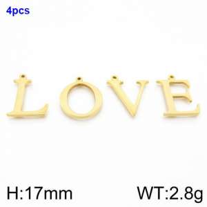 Stainless Steel Charms - KLJ1467-Z
