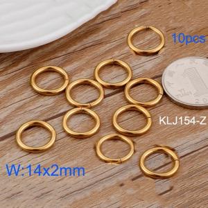 SS Small Circle--14x2mm---10pcs Pirce - KLJ154-Z