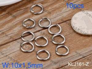 SS Small Circle--10x1.5mm---10pcs Pirce - KLJ161-Z