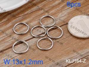 SS Small Circle--13x1.2mm---6pcs Pirce - KLJ164-Z