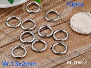 SS Small Circle--13x2mm---10pcs Pirce - KLJ168-Z