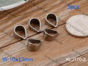 Stainless Steel Pendant Clasp--5pcs Pirce - KLJ170-Z