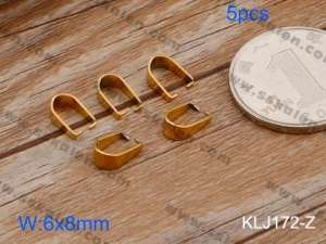 Stainless Steel Pendant Clasp--5pcs Pirce - KLJ172-Z