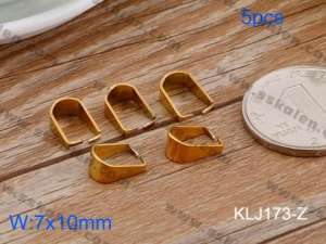 Stainless Steel Pendant Clasp--5pcs Pirce - KLJ173-Z