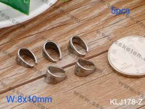 Stainless Steel Pendant Clasp--5pcs Pirce - KLJ178-Z