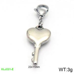 Stainless Steel Charms with Lobster - KLJ221-Z